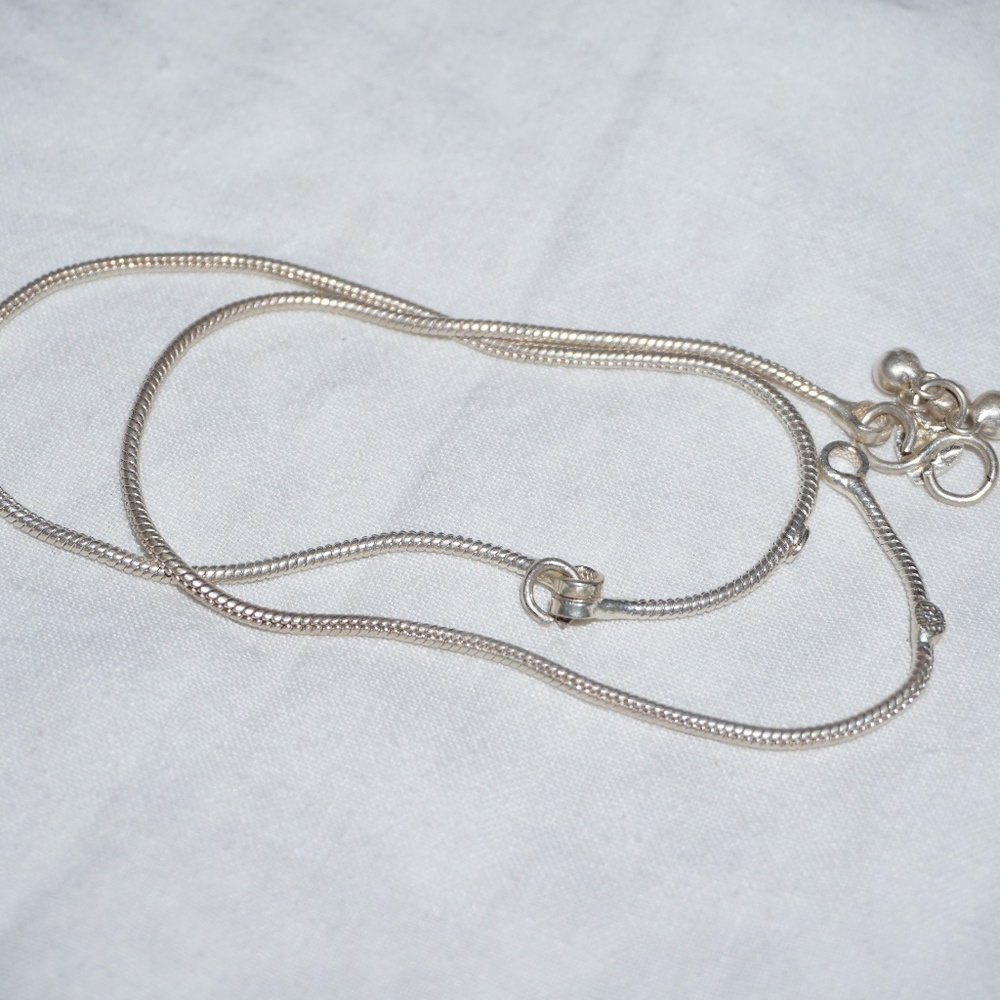 Silver Anklet - image 1